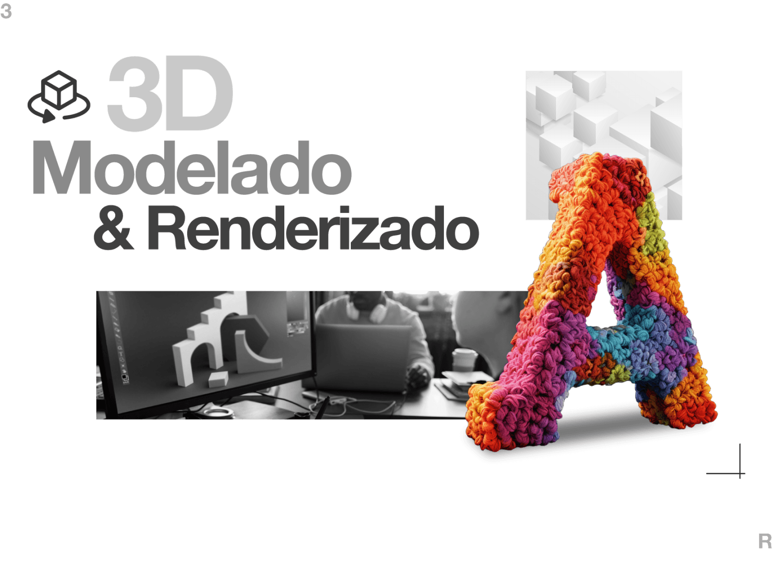 Modelado & renderizado en 3D - Agencia