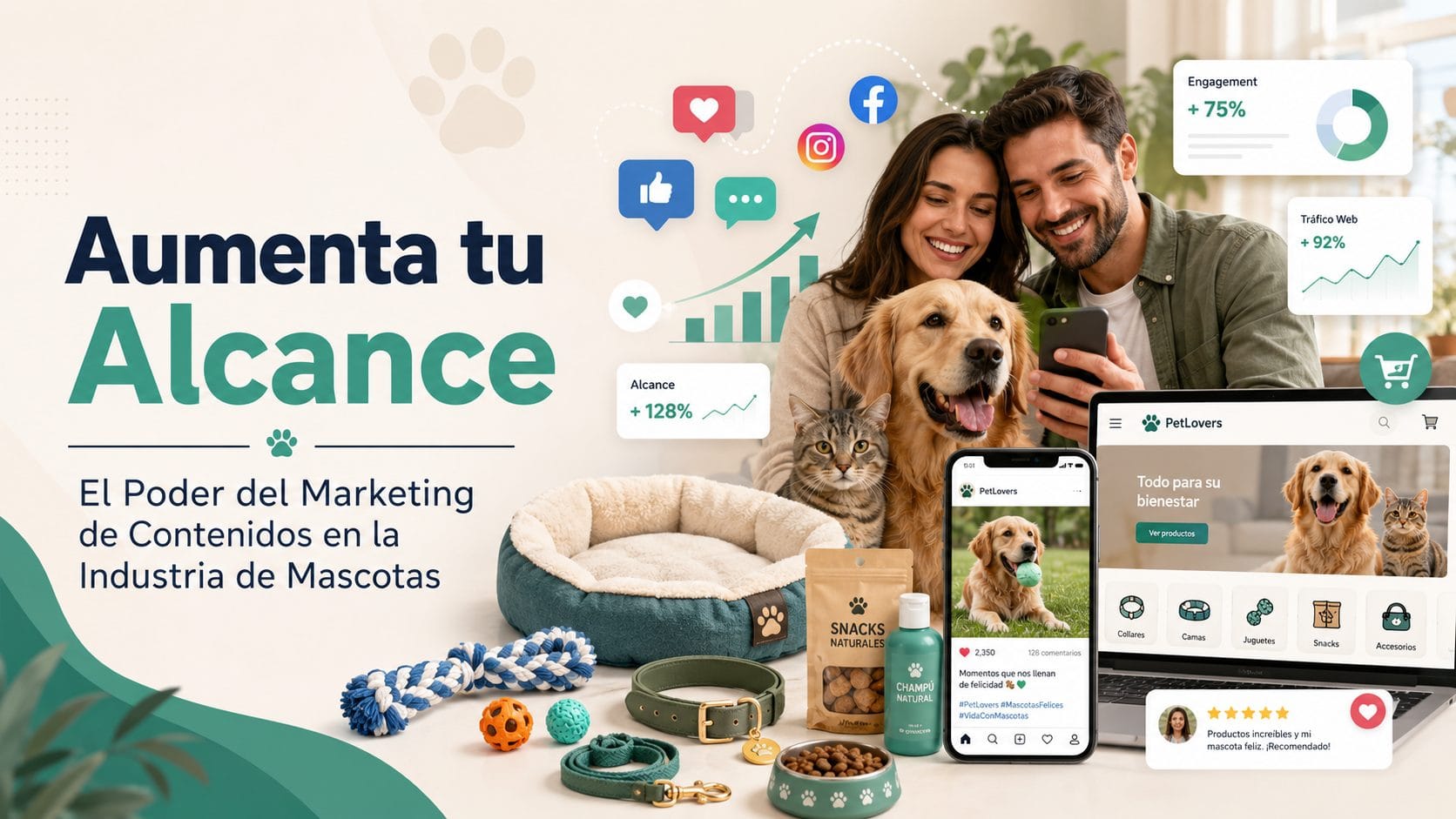 Marketing de contenidos para marcas de productos para mascotas