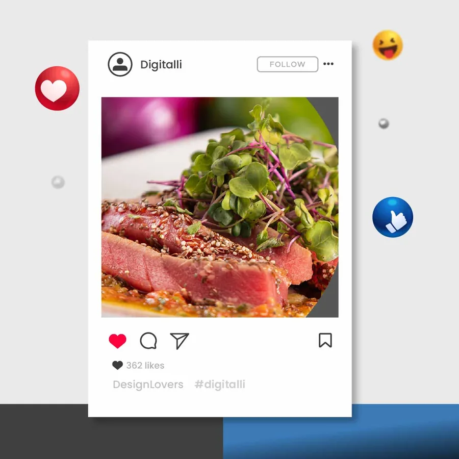 Web And Social Media Content project developed by Digitalli